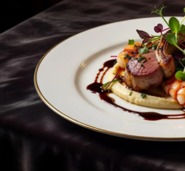Fine dining tálalású séf ajánlata a Magyar Scenne Étteremben